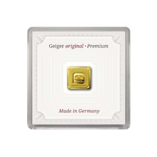 1g Geiger Edelmetalle Gold Bar – 999.9 Fine Gold