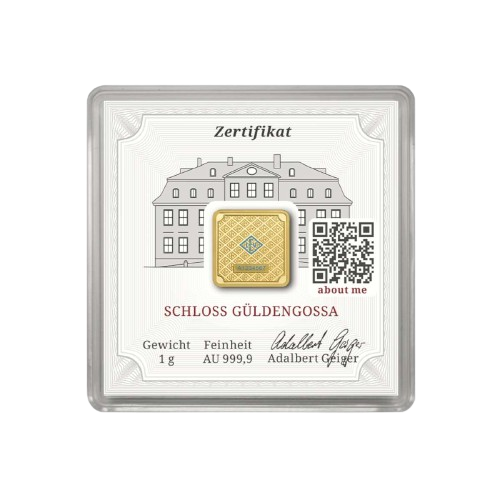 1g Geiger Edelmetalle Gold Bar – 999.9 Fine Gold