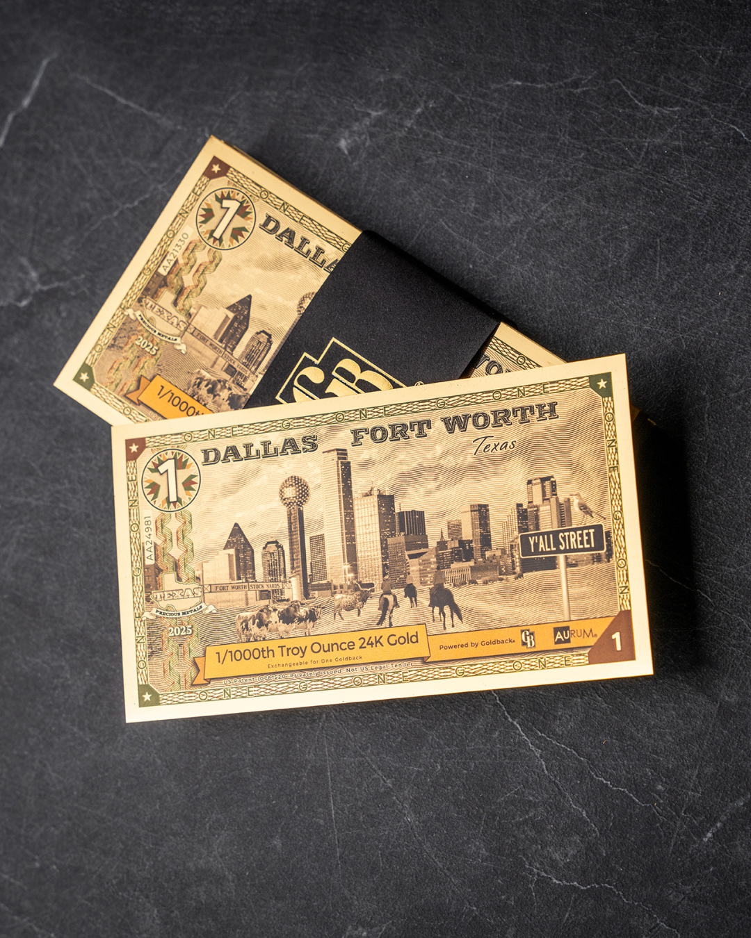1 Dallas Fort Worth Goldback