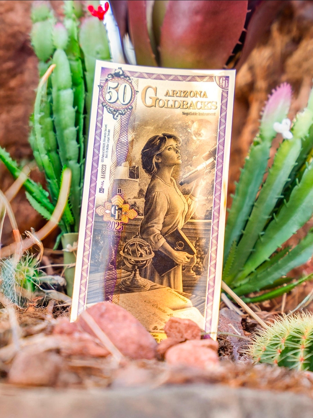 PRE-ORDER Arizona 50 Goldback 1/20 troy oz 24K Gold