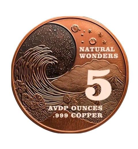 5oz Sahara Desert Copper Coin – Limited Edition Collectible Round