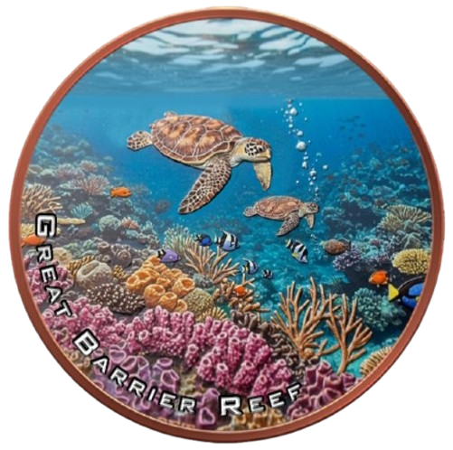 5oz Great Barrier Reef Copper Coin – Limited Edition Collectible Round