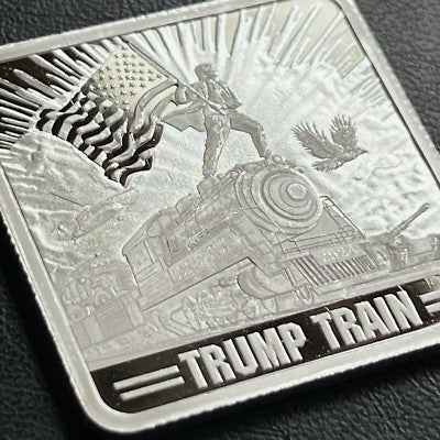 Trump Train 1oz Silver Proof Bar