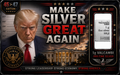 Make Silver Great Again – 45 ➜ 47 Edition – 1g Valcambi Silver Card