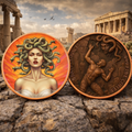 Medusa 5oz Copper Round