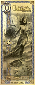 100 Florida Goldback – 1/10 Troy Ounce of 24K Gold (Alpha Series)