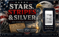 Stars, Stripes & Silver – 1g Valcambi Silver Card
