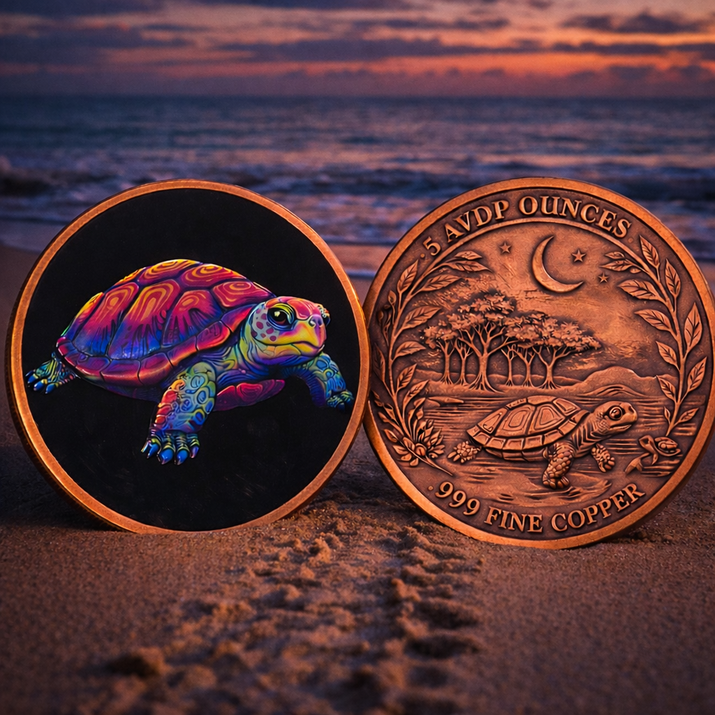 Night Turtle 5oz Copper