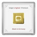 2.5 Gram Geiger Edelmetalle Gold Bar – .9999 Fine Gold