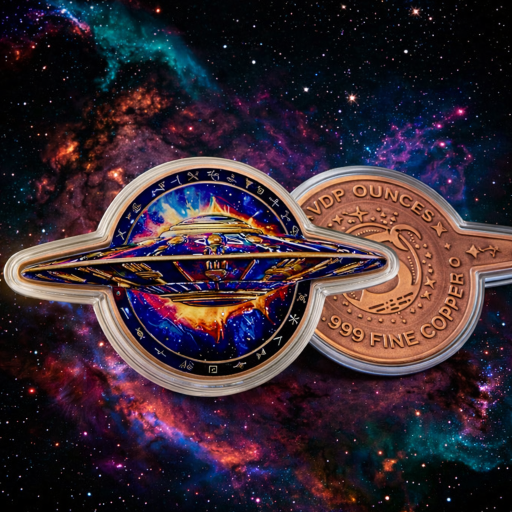 UFO Shaped 5oz Copper