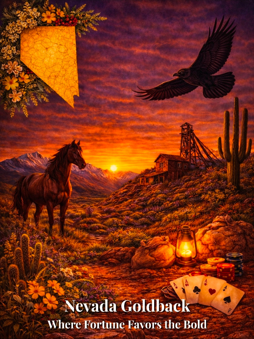 Nevada Goldback Display - Dark Edition