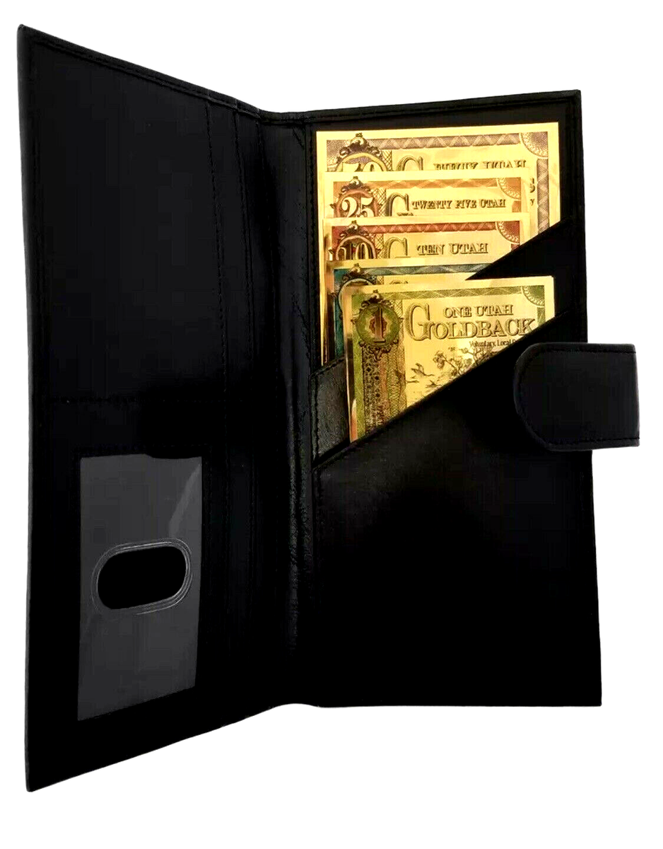 Goldback Black Wallet
