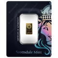 1g Scottsdale Mint Gold Bar – .9999 Fine Gold