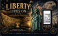 Liberty Lives On – 1g Valcambi Silver Card