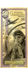 50 Florida Goldback – 1/20 Troy Ounce of 24K Gold (Alpha Series)