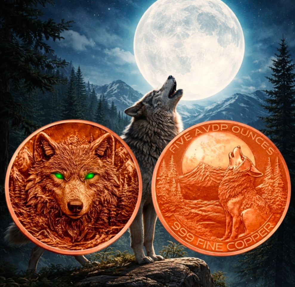 Wolf 5oz Copper