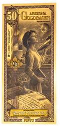 50 Arizona Goldback 1/20 troy oz 24K Gold